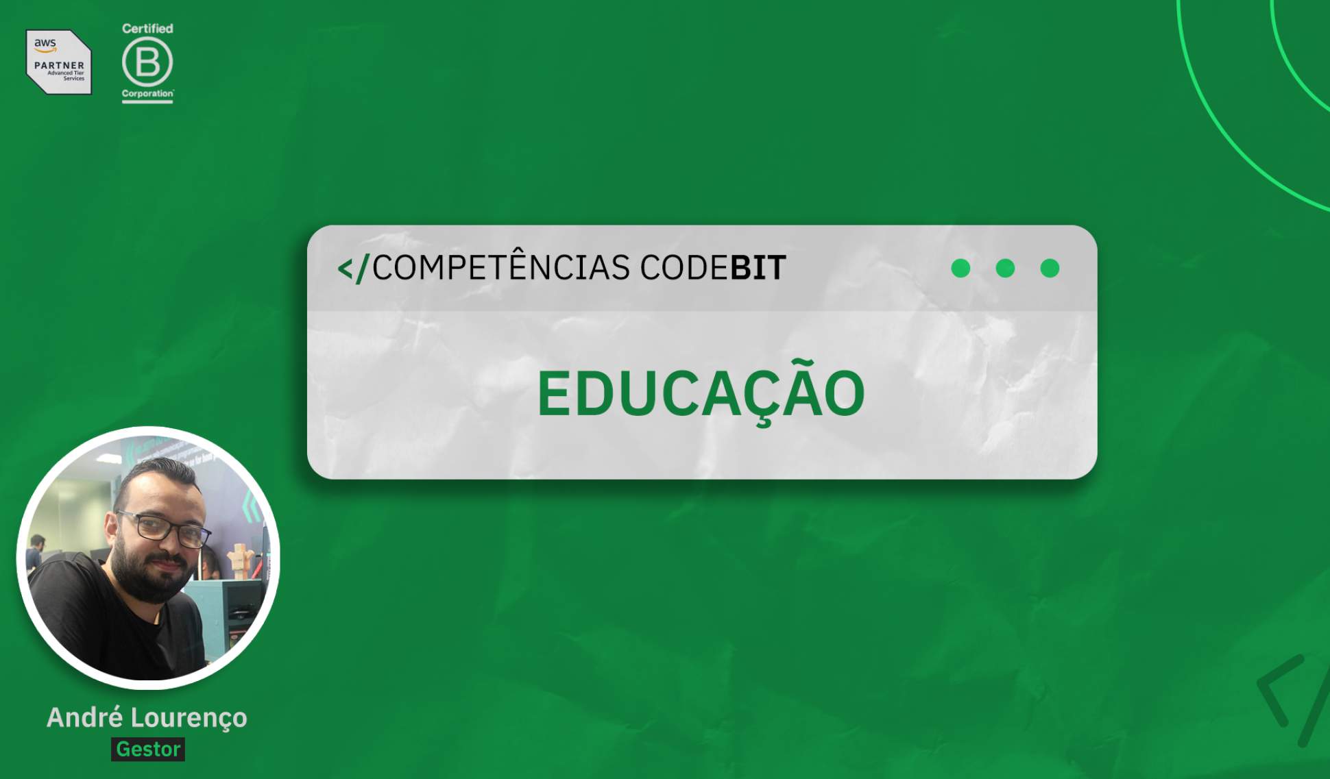 CodeBit conquista competência de Educação da AWS