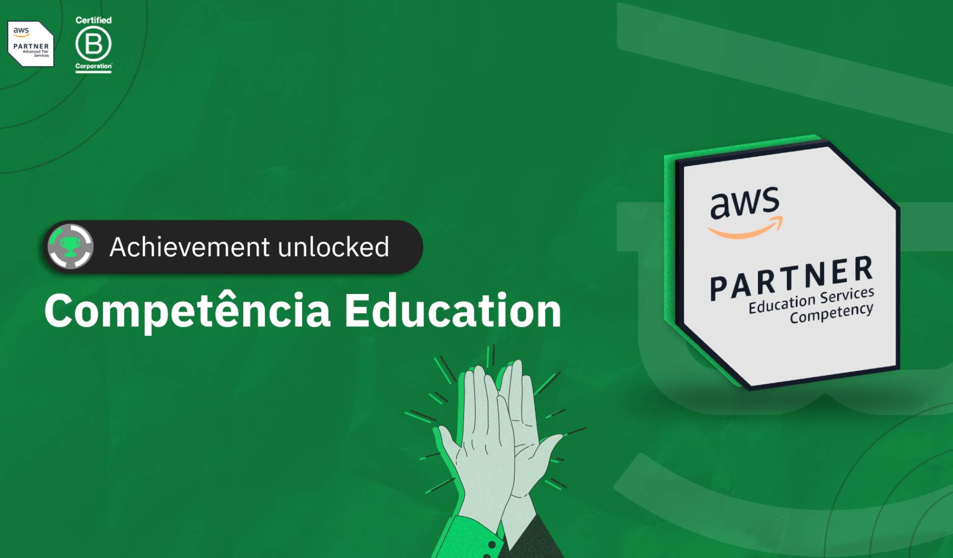 Mais um selo para a Code! Conquistamos a Competência Education da AWS