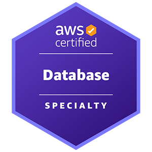 Certificado Aws de Database Engineer